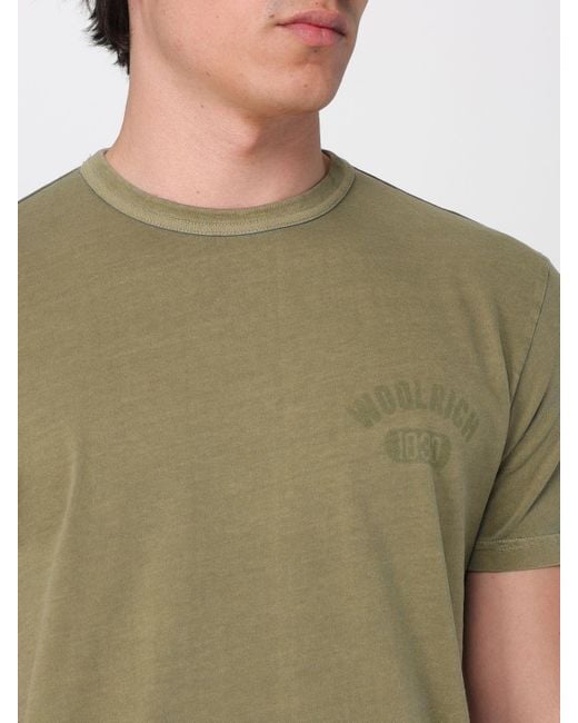 Woolrich Green T-shirt for men