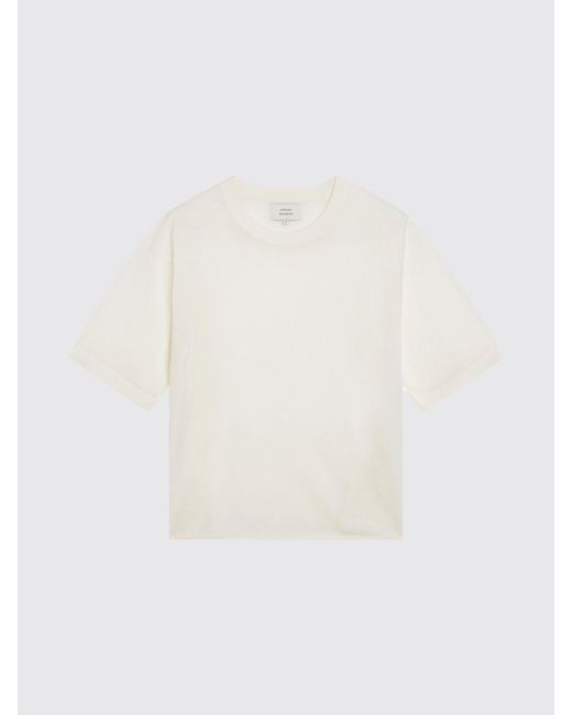 Loulou de Saison White Cashmere Crewneck Sweater