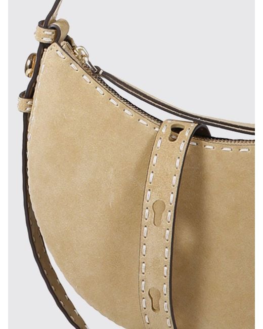 Tory Burch Natural Romy Suede Bag