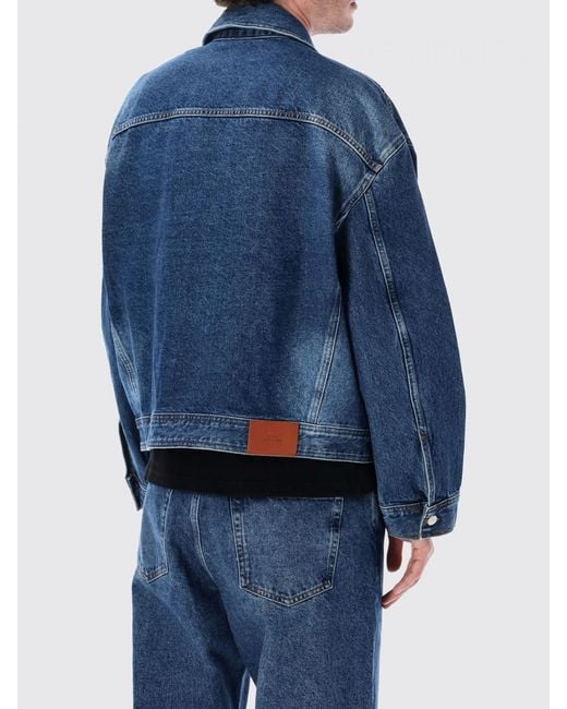 Studio Nicholson Blue Cotton Jacket for men