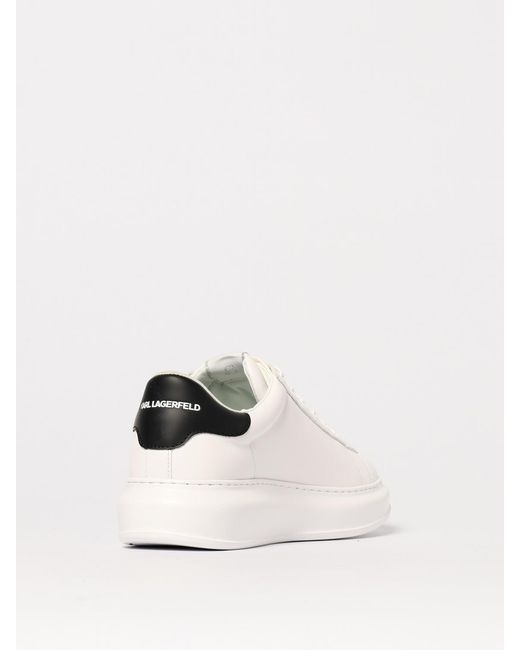 Karl Lagerfeld Natural Leather Sneakers for men