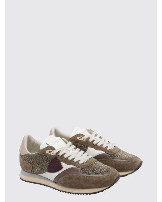 Philippe Model Brown Sneakers