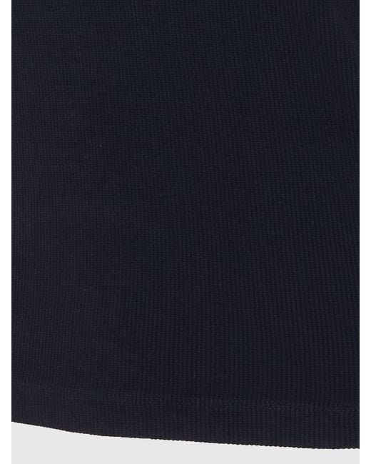 Anine Bing Blue Stretch Viscose Top