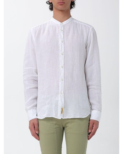 B.D. Baggies White Basic Cotton Shirt for men
