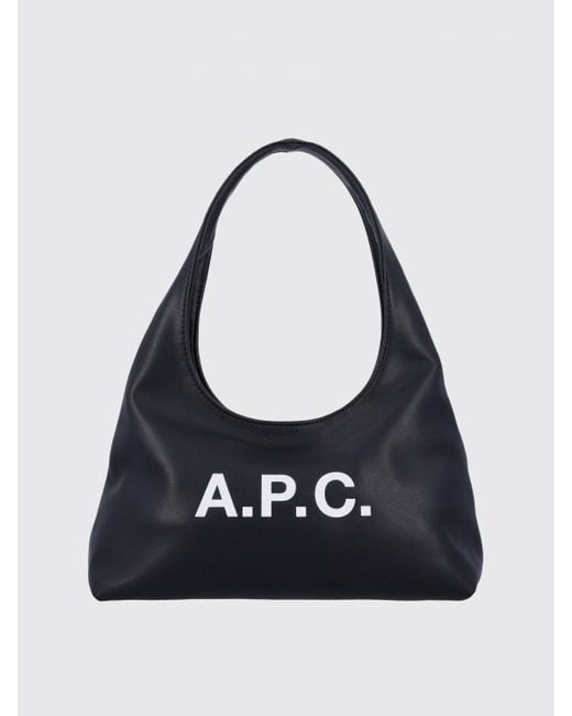A.P.C. Black Ninon Synthetic Leather Bag