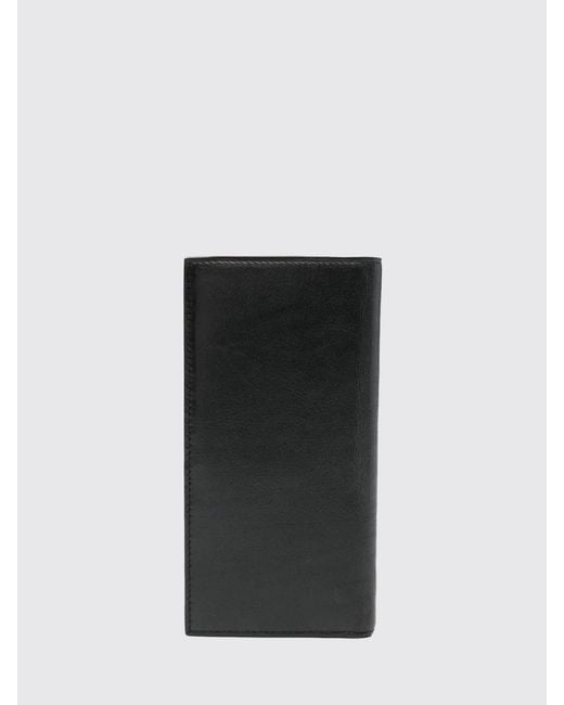 Officine Creative Black Leather Wallet for men