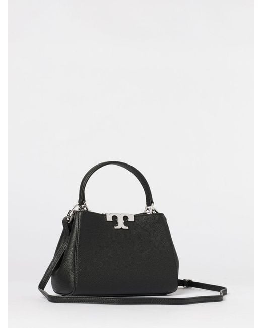 Tory Burch Black Mini Eleanor Grained Leather Bag