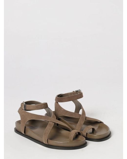 A.Emery Natural Heeled Sandal