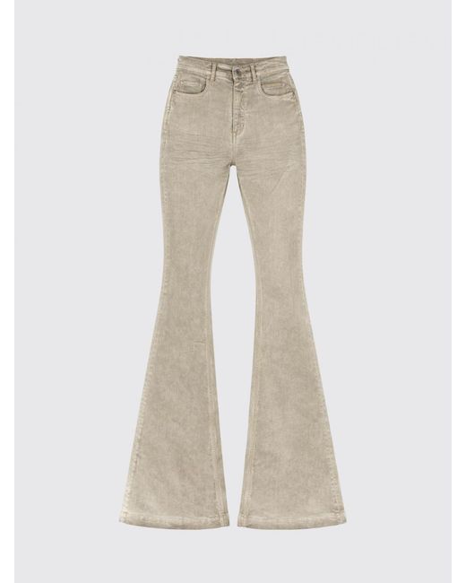 Rick Owens Natural Flared Jeans