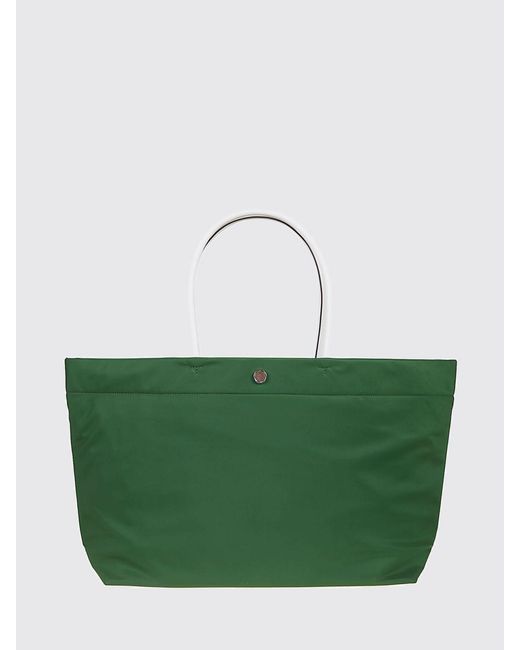 Tory Burch Green Ella Twist Recycled Nylon Bag