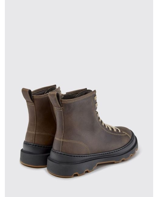 Anfibi Stringati Brutus di Camper in Brown