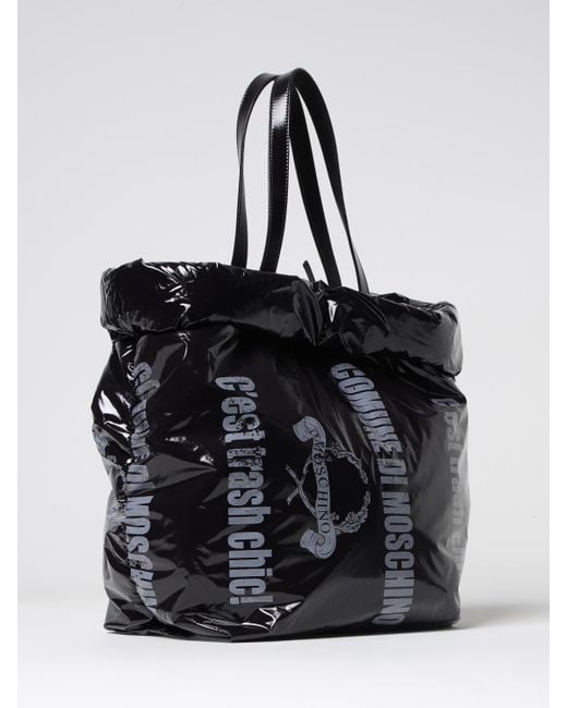 Moschino Couture Black Tote Bags
