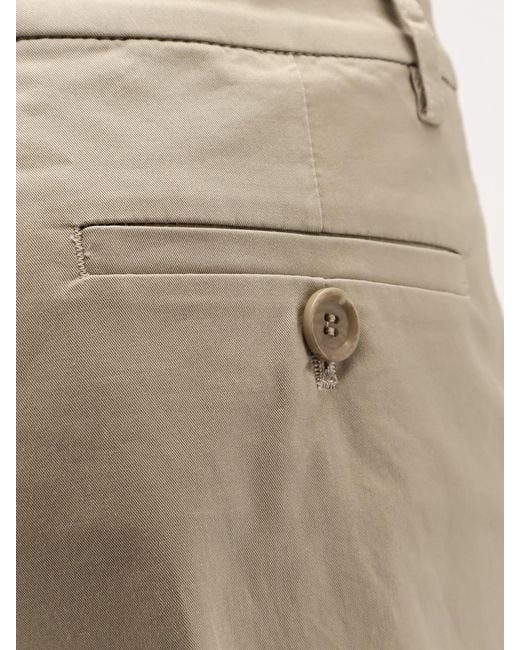 Aspesi Natural Stretch Cotton Flared Trousers