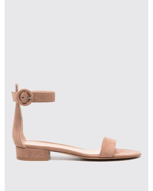 Gianvito Rossi Pink Flat Sandals