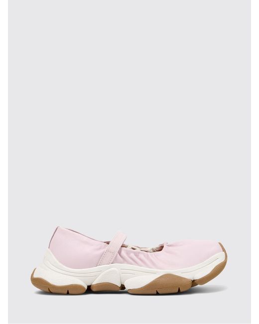 Camper Pink Karst 2 Leather Ballerinas