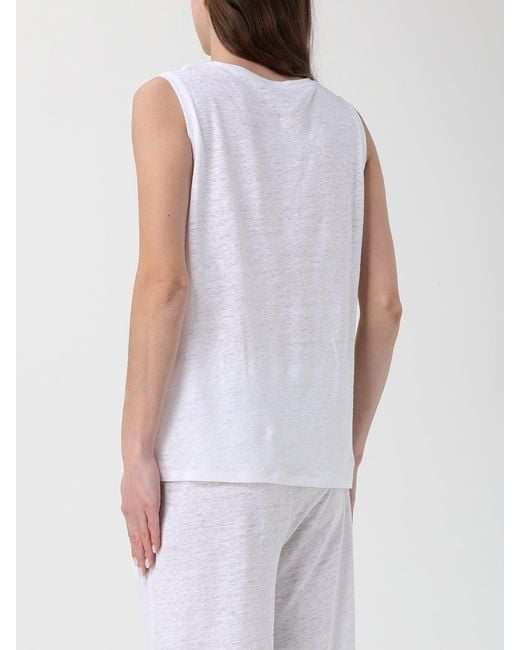 Kangra White Linen Knitwear