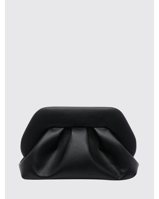 THEMOIRÈ Black Themoir&Egrave Bios Vegan Leather Clutch