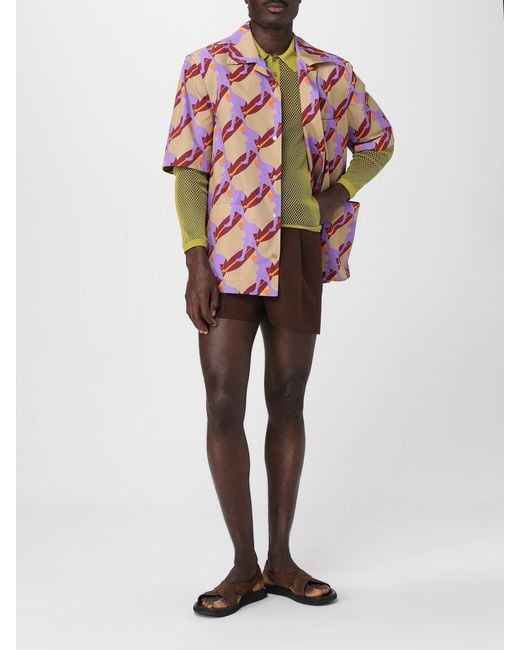 Gucci Pistaziengrünes Poloshirt Aus Perforiertem Funktionsstrick in Yellow für Herren