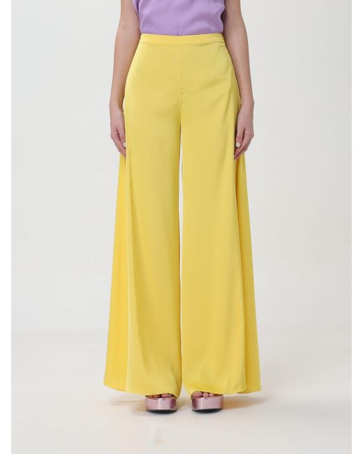 Pantalone in crêpe di Hanita in Yellow