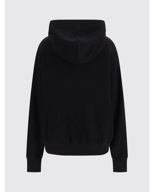 Dolce & Gabbana Black Dolce &Amp Gabbana Cotton Hoodie With Contrast Logo