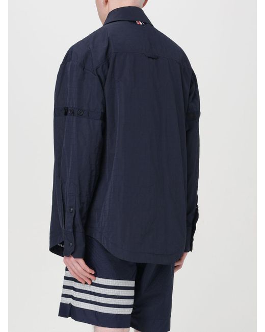 Thom Browne Blue Coat for men