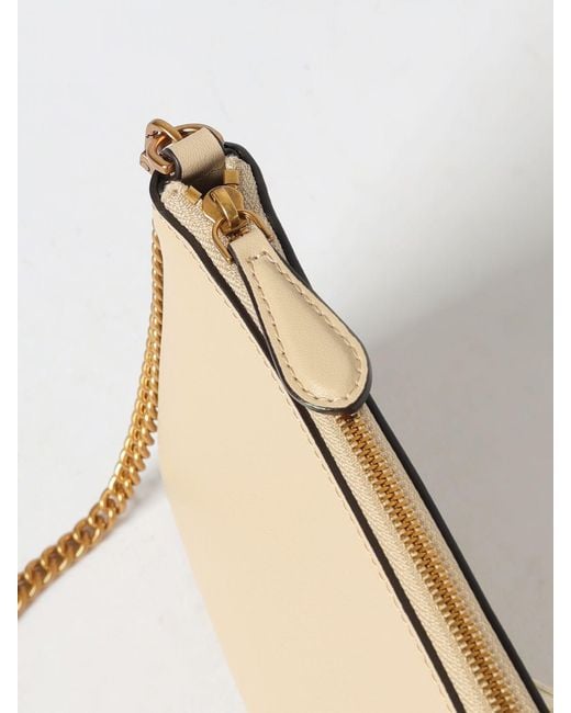 Pinko Natural Flat Love Bag Simply Leather Clutch