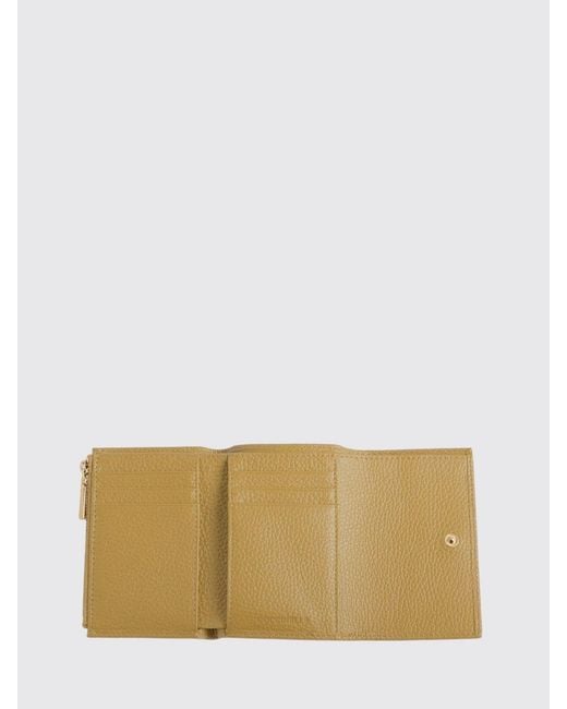 Coccinelle Natural Metallic Soft Grained Leather Wallet