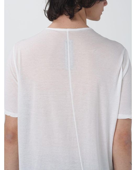 T-shirt Drkshdw in cotone di Rick Owens in White da Uomo
