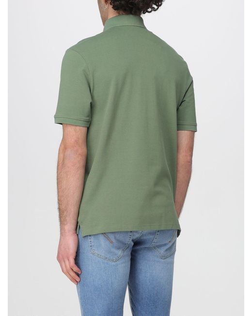 Blauer Green Cotton Polo Shirt for men