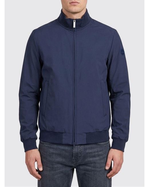 Colmar Blue Nylon Bomber Jacket for men