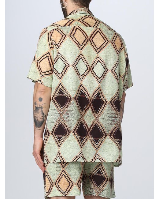 Camisa Hombre Paura de hombre de color Green