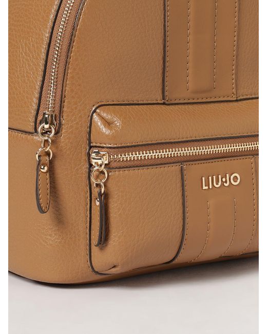 Liu Jo Natural Faux Leather Backpack