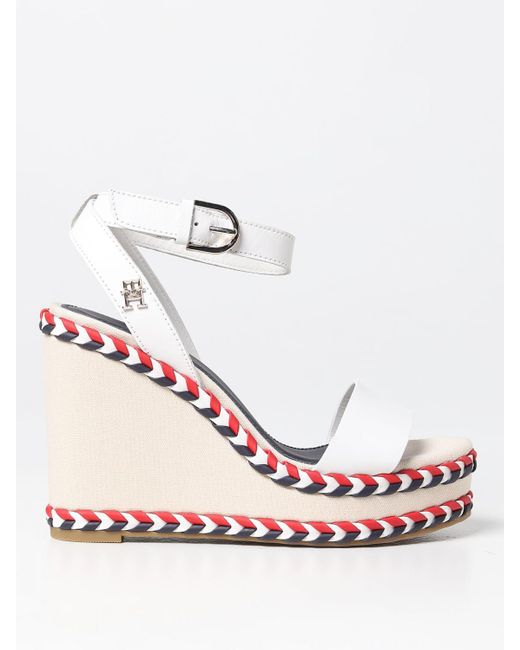 Tommy Hilfiger Pink Wedge Shoes