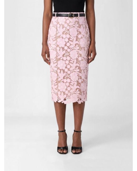 Self-Portrait Pink Skirt
