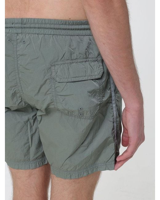 Blauer Blue Nylon Swimsuit With Drawstring for men