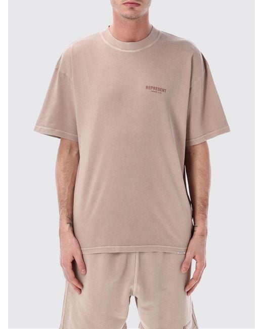 Represent Natural Cotton Logo T-Shirt for men