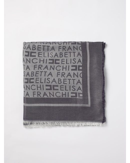 Elisabetta Franchi Gray Scarf