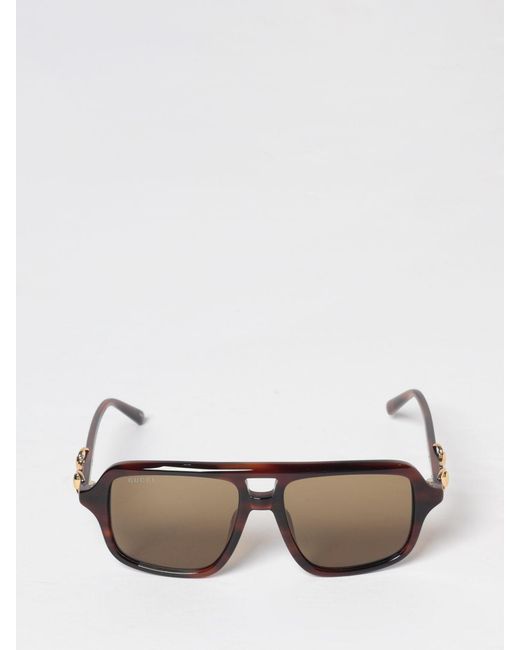 Gucci Natural Gg2052S Navigator Recycled Acetate Sunglasses