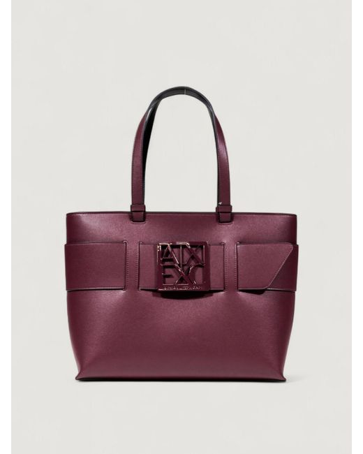 Borsa di ARMANI EXCHANGE in Purple
