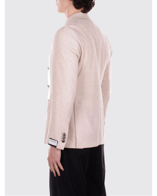 Tagliatore Pink Double Breasted Cotton Blend Blazer for men