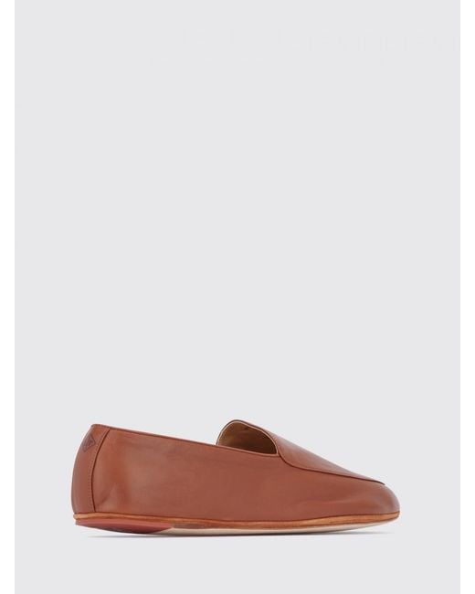 Loro Piana Brown Nappa Loafers for men