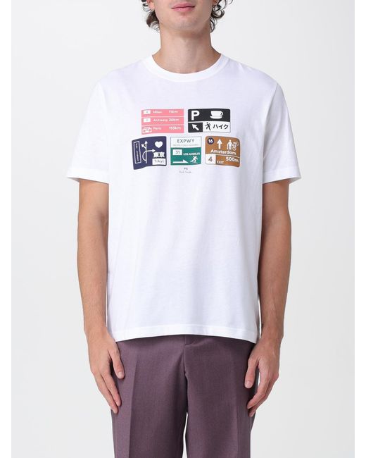 Paul Smith White T-Shirt for men