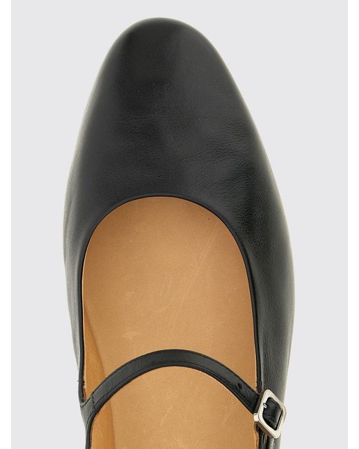 Marsèll White Strascico Leather Ballerina