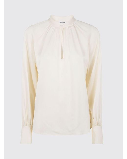 Filippa K White Satin Blouse