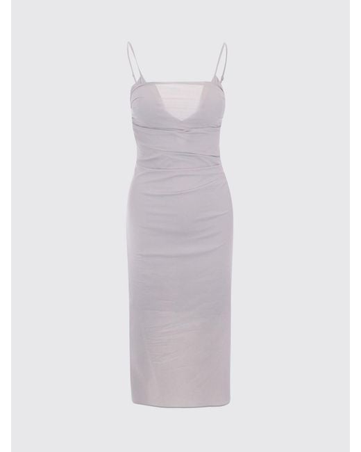 Patrizia Pepe Purple Jersey Midi Dress