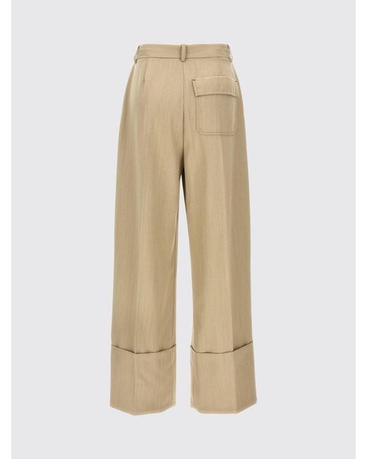 Victoria Beckham Natural Trousers