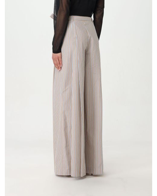 Alberta Ferretti Natural Pants