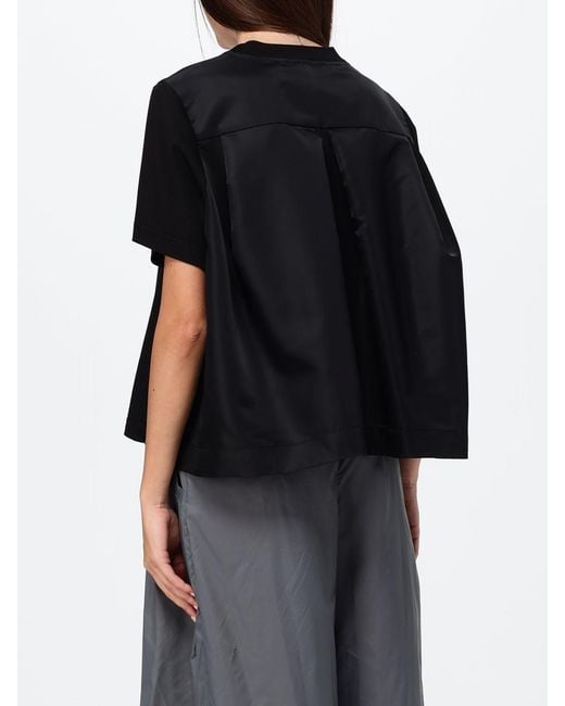 Sacai Black T-Shirt