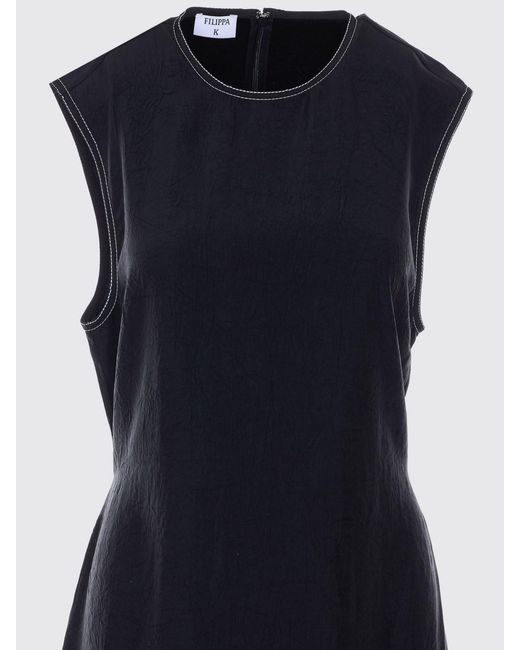 Filippa K Blue Sleeveless Midi Dress