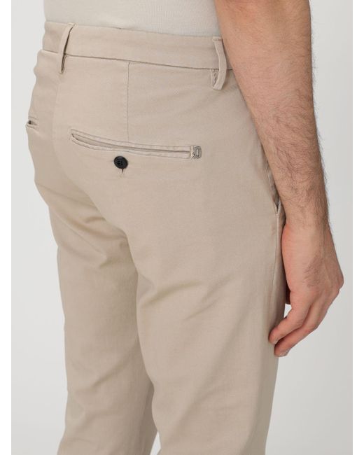 Pantalone di Dondup in Natural da Uomo
